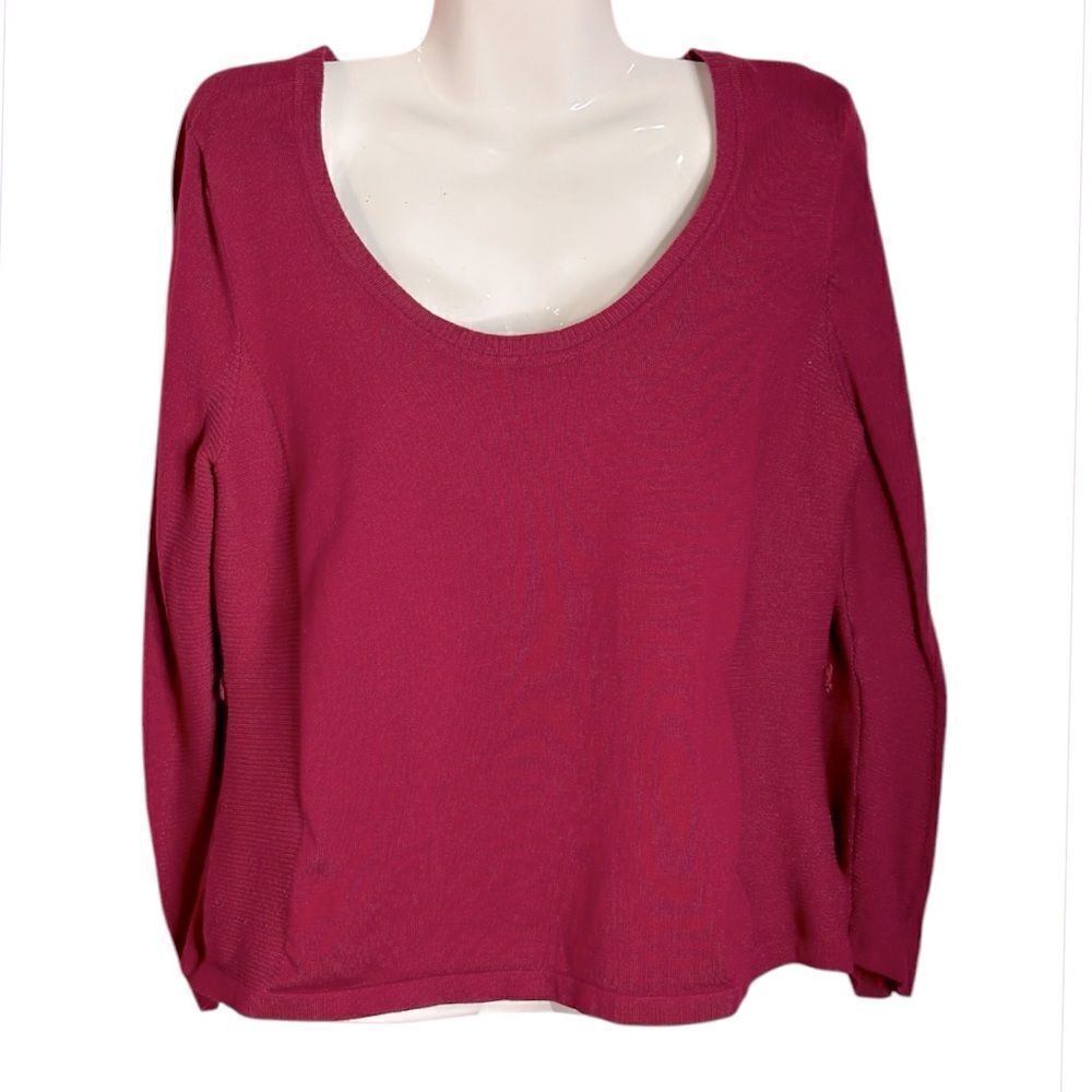 Cache Cranberry Sweater